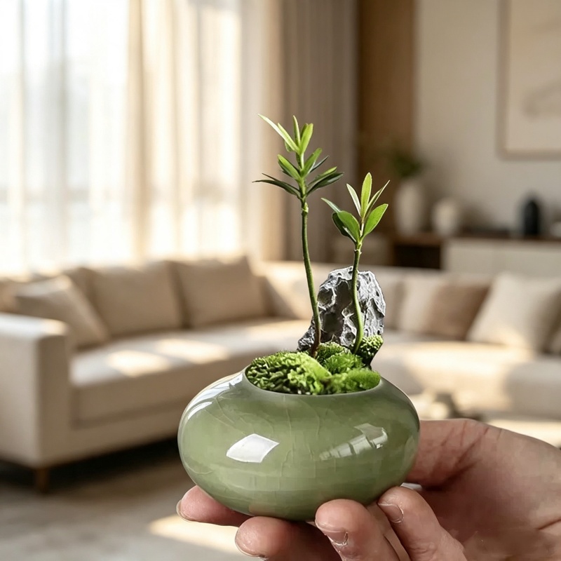 Mini Eisriss-Glasierte Pflanze – Echeveria Succulent Bewertung und Preis