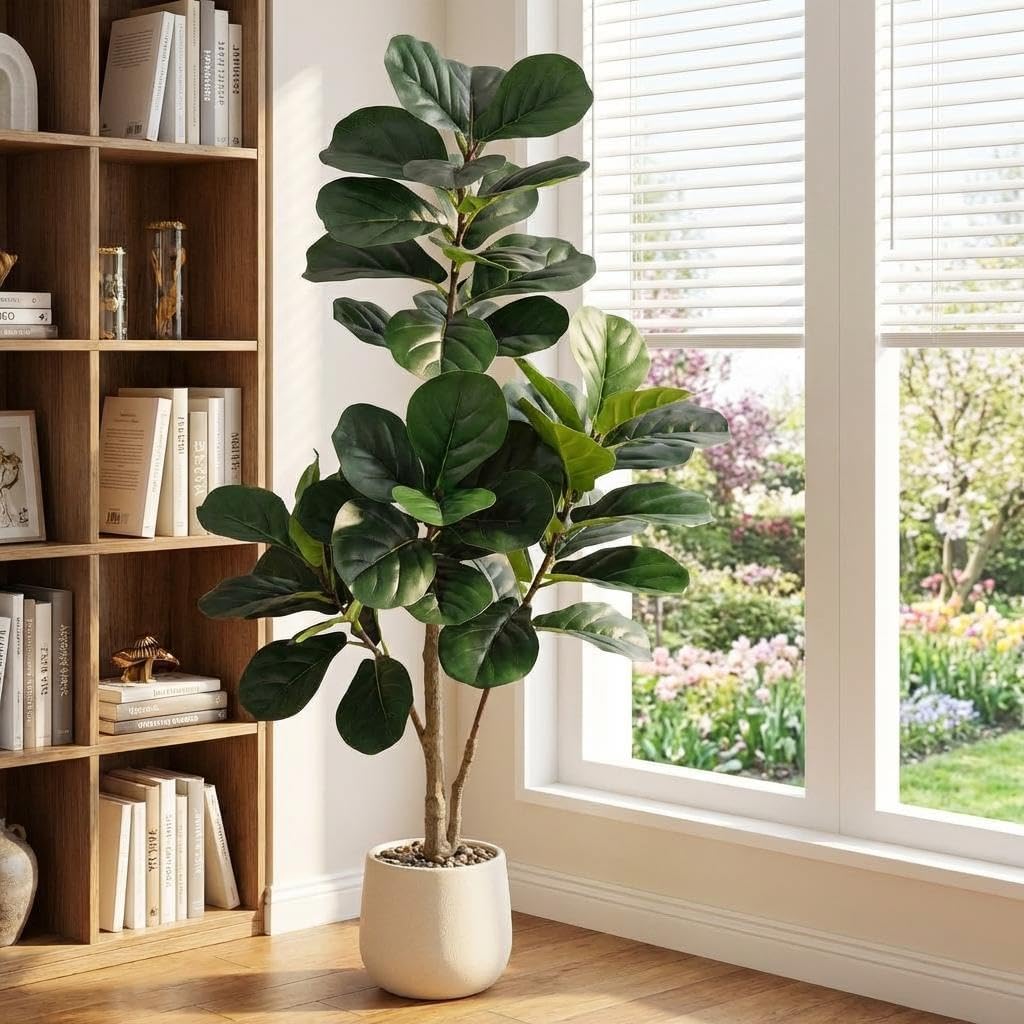 Künstlicher Geigenblatt-Feigen – Ficus Lyrata Tree Bewertung und Preis