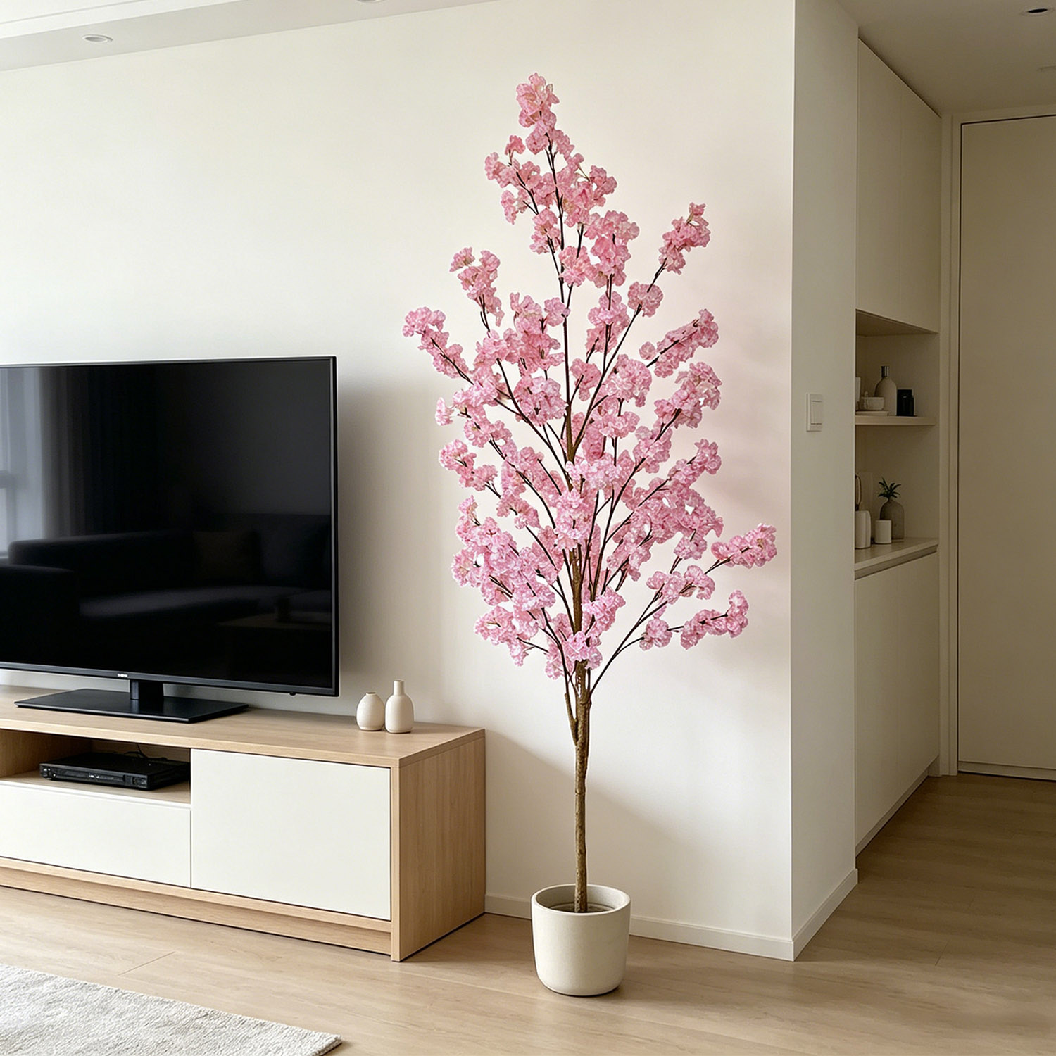 100-220cm Künstlicher Kirschbl – Ficus Lyrata Tree Bewertung und Preis