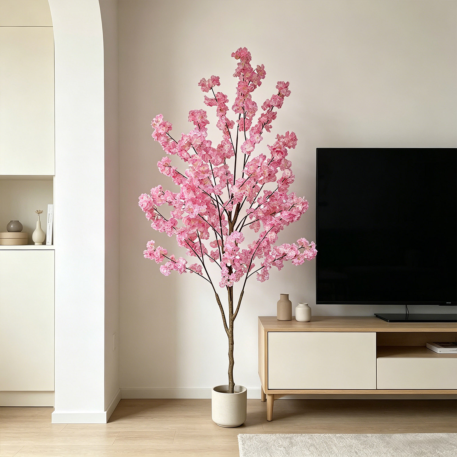 100-220cm Künstlicher Kirschbl – Ficus Lyrata Tree Bewertung und Preis
