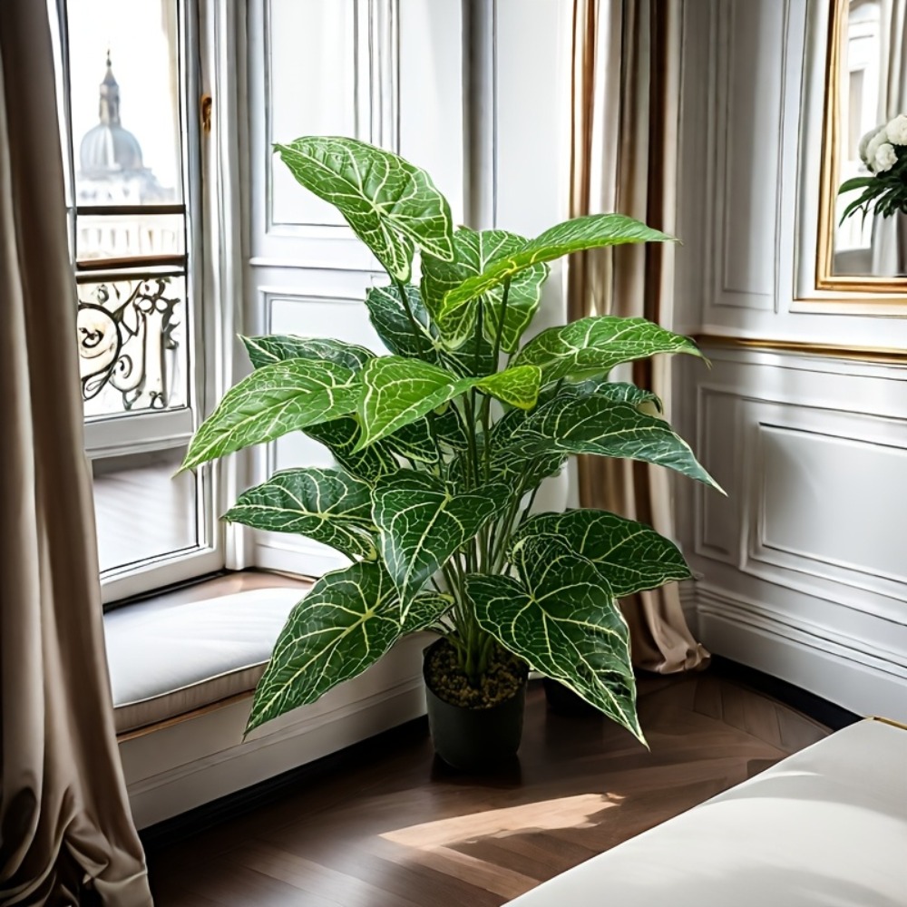 1 STÜCK 24 Blätter Künstliche  – Monstera Adansonii Bewertung und Preis